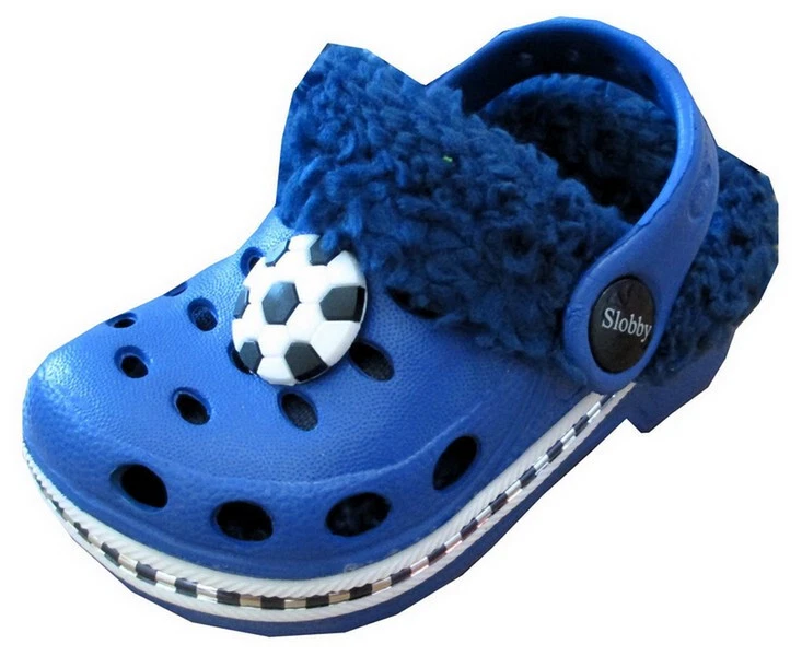 Kinder Clogs warm gefüttert Hausschuhe Gartenschuhe Freizeit Kita Gr.18-35 neu - Bild 2 von 4