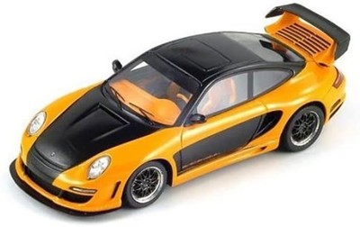 Spark S0718 1/43 Gemballa Avallanche GT2 600 Evo Schwarz Orange Neu Von Japan