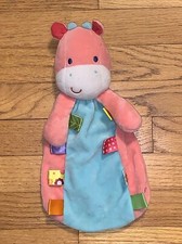 Taggies Giraffe/Cow Rattle Security Blanket/Lovey