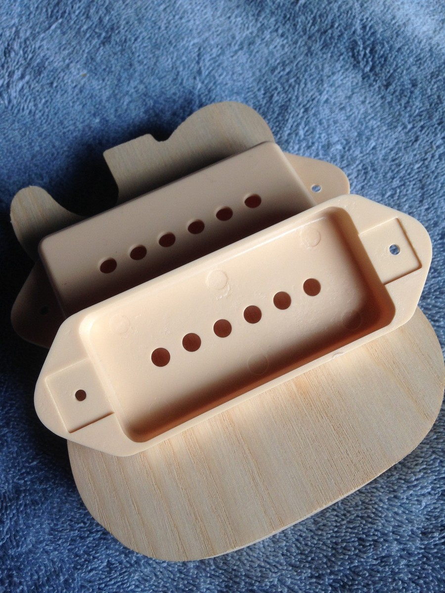 Copri Pickup P-90 Dogear Crema Per Chitarra Elettrica &ndash; WD Music PCLJC (Bridge)