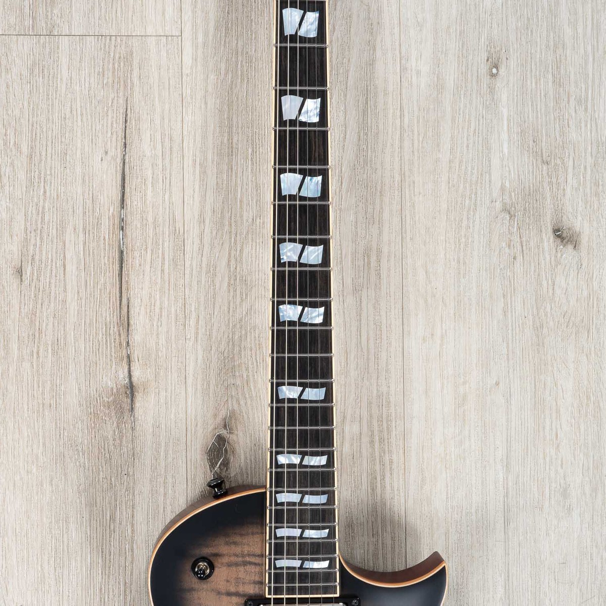 ESP USA Eclipse Guitar, Flame Maple Top, EMG 57 / 66, See Thru