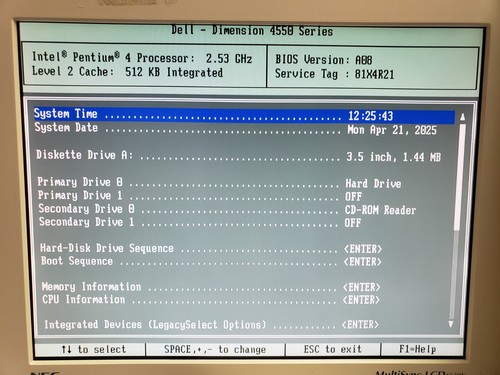 Dell Dimension 4550 Retro Gaming PC Pentium 4 2.53GHz 1GB 160GB WinXP Tower - Picture 15 of 17