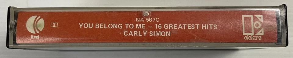 Carly Simon You Belong To Me Music Cassette Tape NA 567C Electra 1978 Original - Image 3 of 4