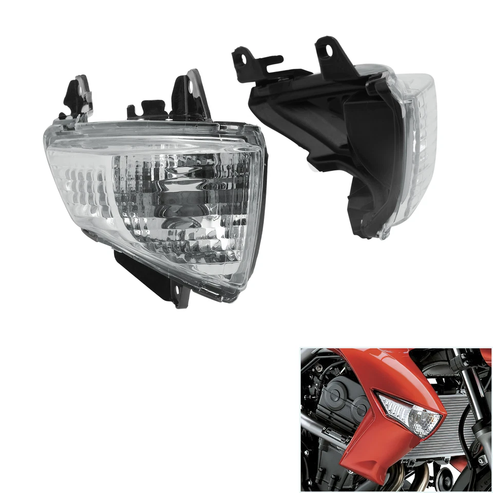 Front Turn Signal Indicator Light Blinker Fit For Kawasaki ER6N ER6R 2009-2011 - Изображение 2 из 4