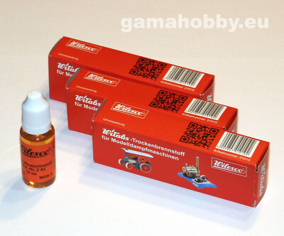 Steam engine power pack - 36 Wilesco dry spirit fuel + steam engine oil