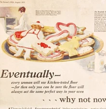 1925 Gold Medal Flour Cut Out Cookies Advertisement Baking Washburn Crosby HM2D
