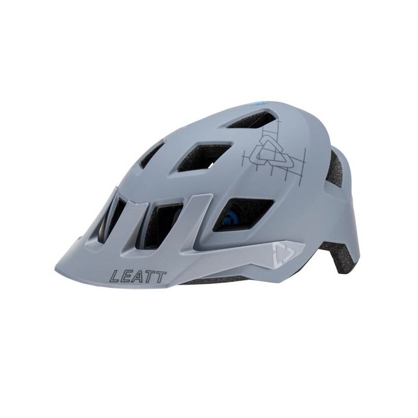 casco mtb enduro allmtn 1.0 grigio LEATT trail all mountain grigio S
