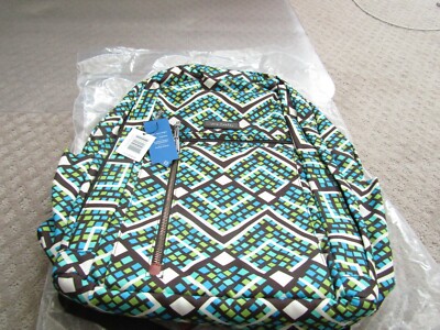 Vera Bradley Lighten Up Grand Backpack in Rain Forest NEW  display picture 3