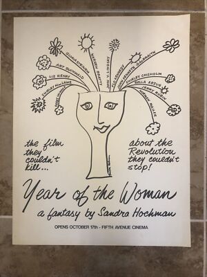 Vintage FILM POSTER Year of the Woman a Fantasy by Sandra Hochman