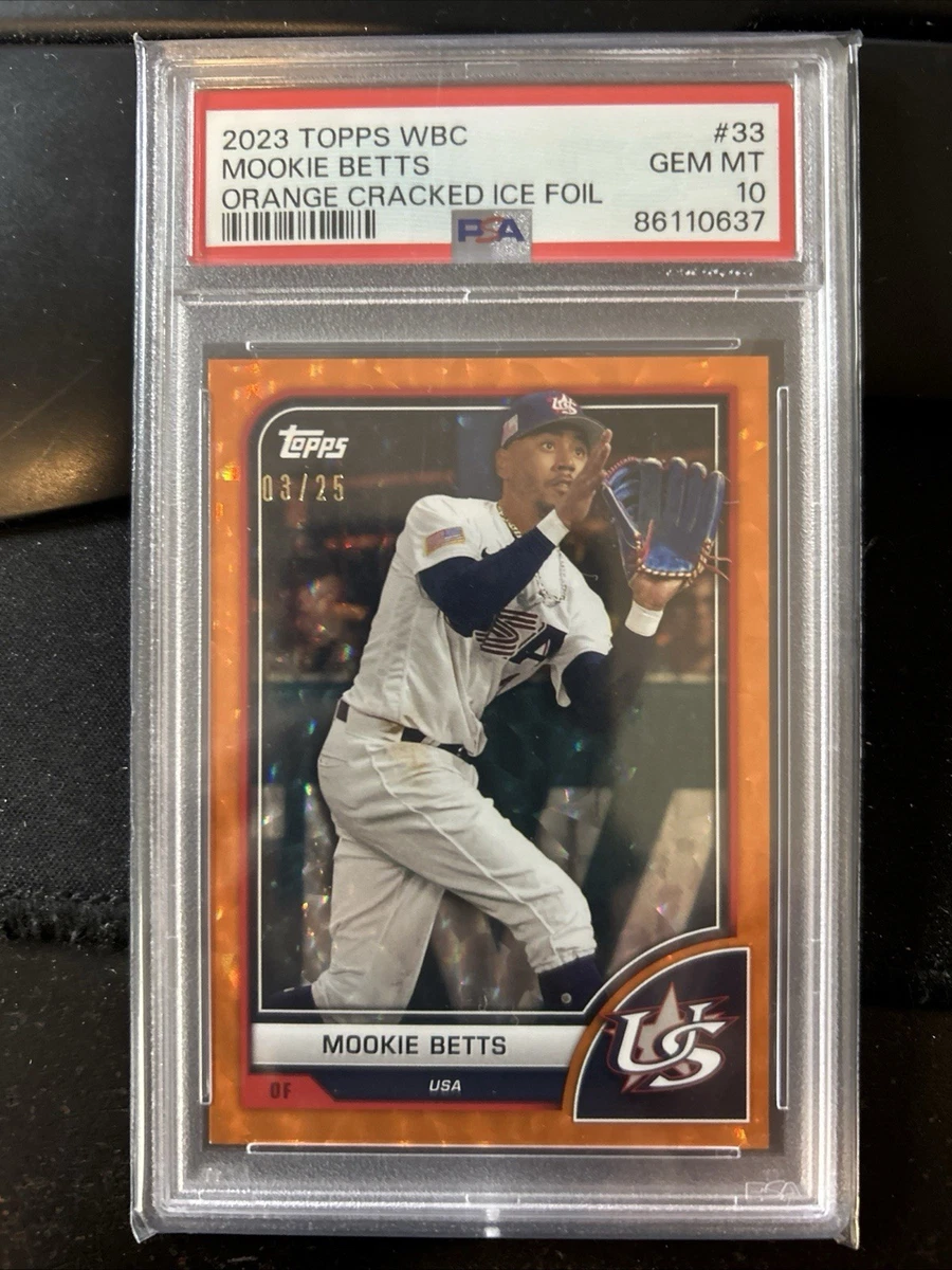 ムーキーベッツ 25枚限定 ベースレリック Topps 2023 WBC 2023 Topps