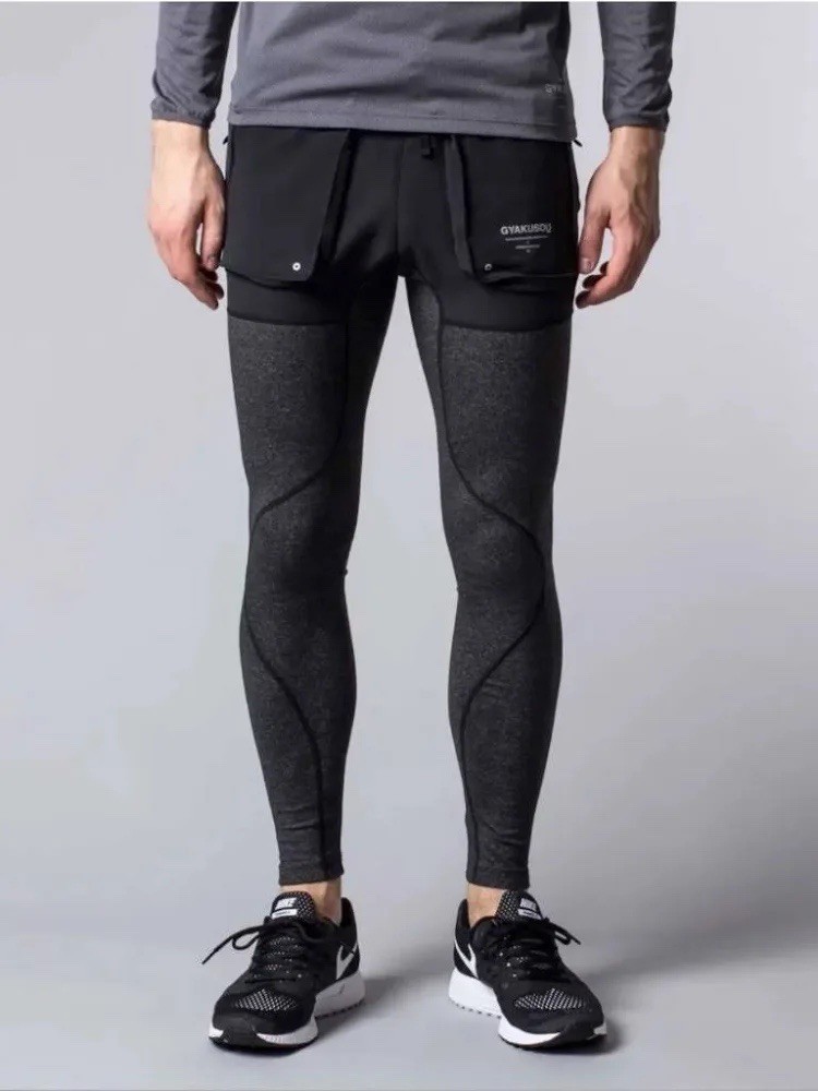 NIKE 　UNDERCOVER　GYAKUSOU　タイツ　Mサイズ RARE Nike Undercover Gyakusou Utility Tights Running Black Gray