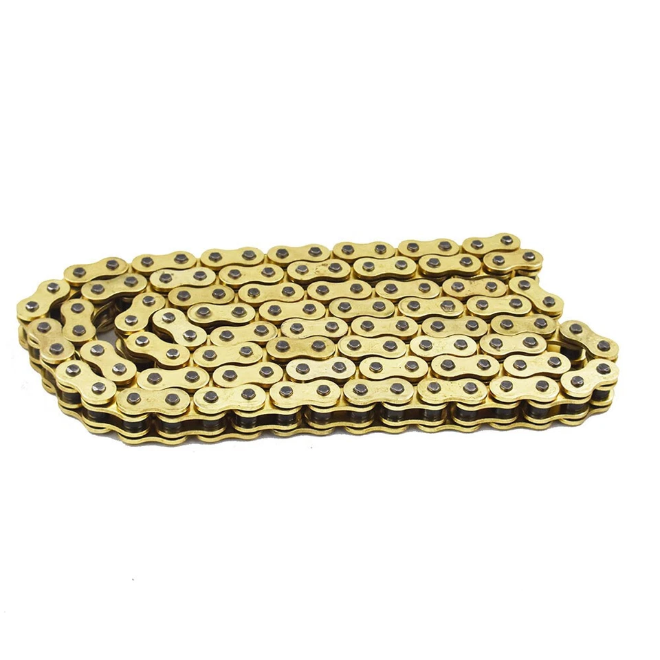 Gold Color with O-Ring Drive Chain 520 x114 ATV 520 Pitch 114 Links Motorcycle Foto 2 de 4