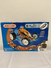 Meccano  #4505 Multi Models Car Copter Cycle More 182 Parts Makes 7 Models 2004