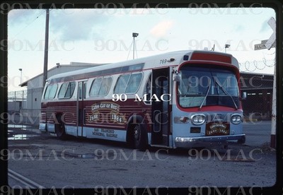 SF MUNI. GMC BUS #2769. San Francisco (CA). Original Slide 1984. CABLE CAR. (A)