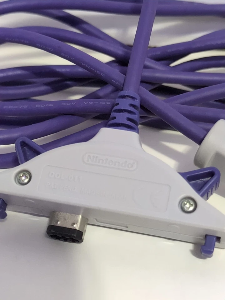 Official Nintendo GBA Link Cable Gameboy Advance to GameCube GC Cord OEM DOL-011 - Image 2 of 2