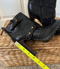 Tory Burch Black Leather High Heel Bootie;  Size 6.5 - Rare Find - $250 Retail — photo 4