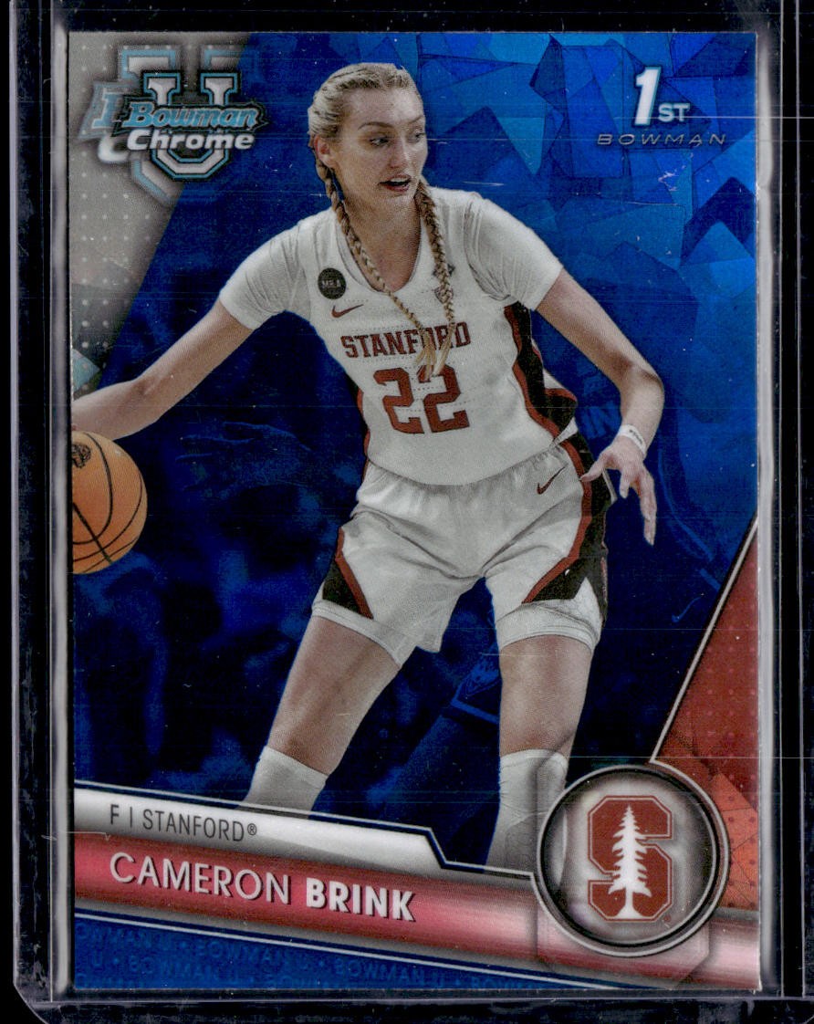 2023-24 Bowman University Chrome Sapphire #75 Cameron Brink
