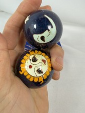 Chinese Baoding Health Balls Yin Yang Stress Relief Hand Exercise Therapy Moon 2