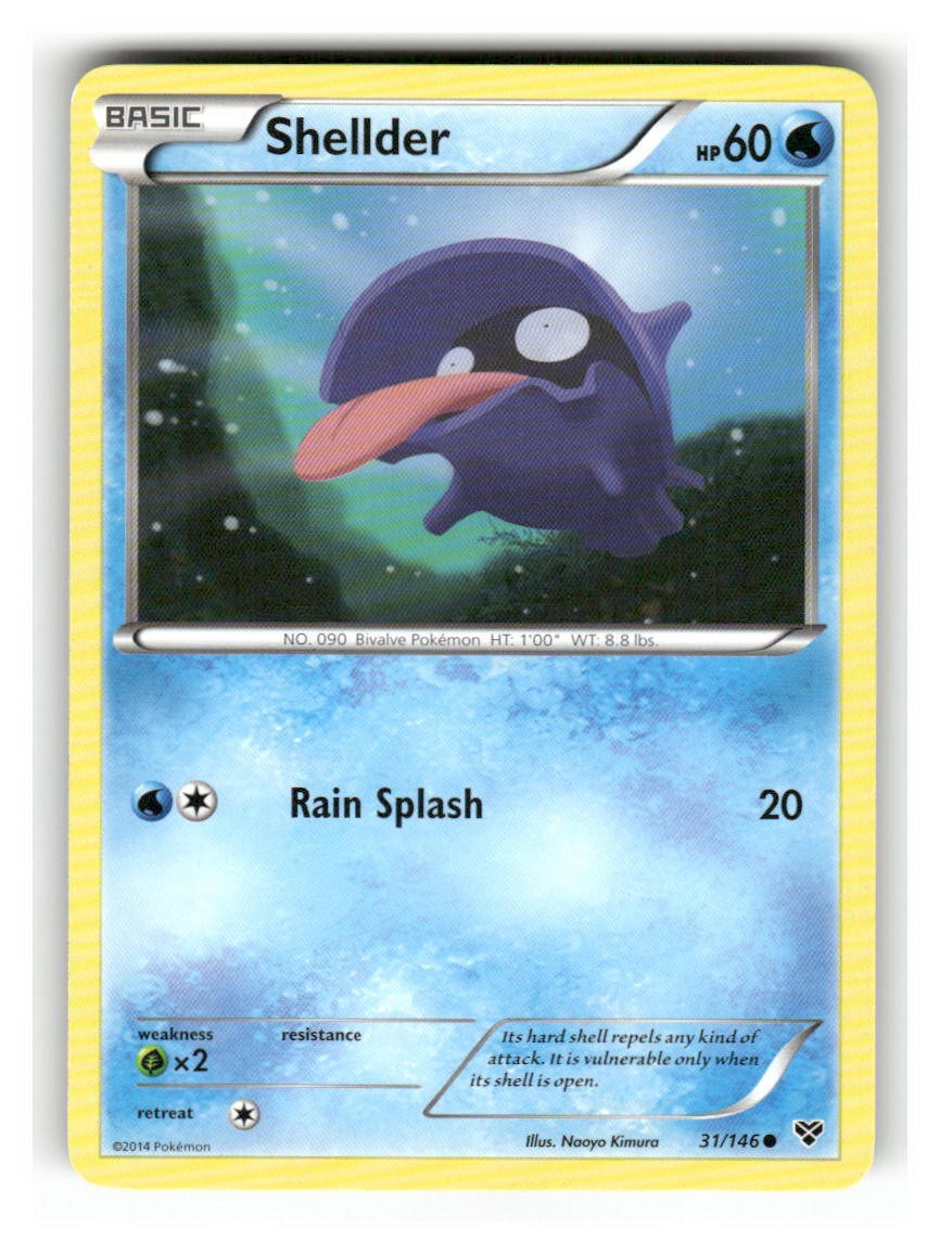 Shellder - 31/146 - LP - XY Base Set