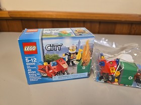 LEGO 60000 City Fire Motorcycle 100% complete with instructions
