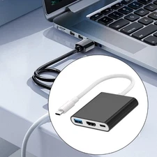 3 In 1 Capture Card Docking Station USB C Video Capture Hub With USB3.0 HDTV