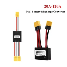 E-bike Dual Battery Discharge Converter Connection Adapter Balanced Discharge