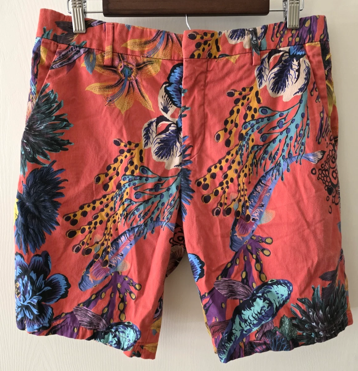 JustSun Short chino décontracté en coton pour homme avec taille