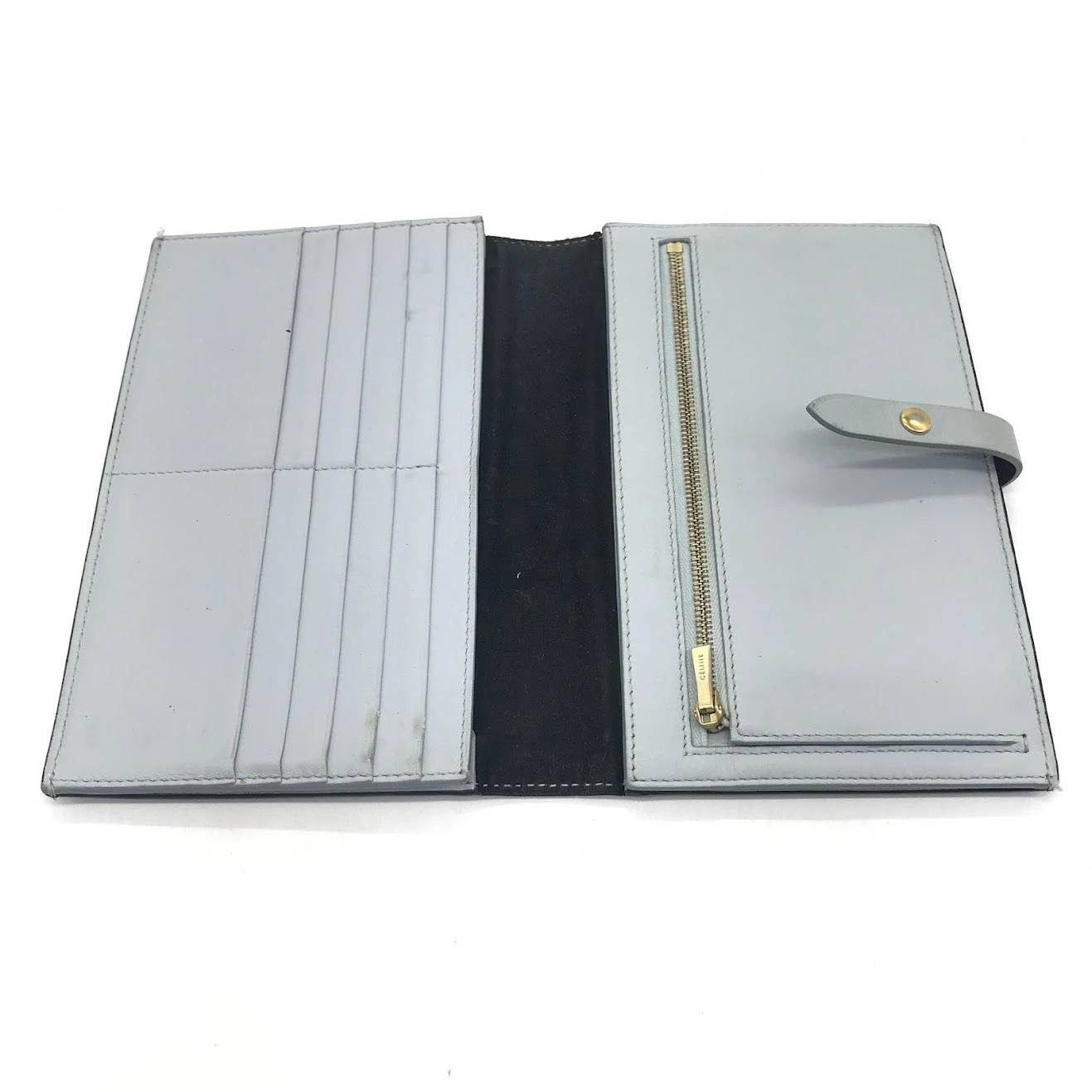 Celine Large Strap Multi-Function Bi-Fold Wallet … - image 7