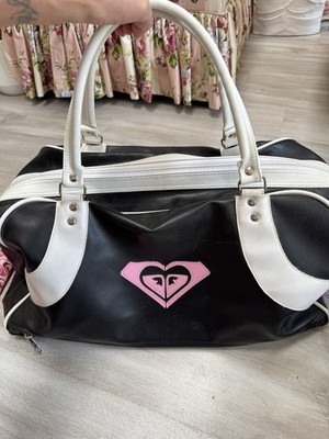 ROXY RARE vintage y2k 90s bag rare black surf HAWAII pink black