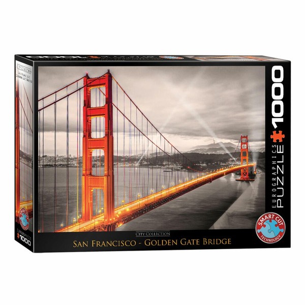 Eurographics Puzzle Golden Gate BrüCke, San Francisco, 1000 Teile, 68 X 48 Cm-image