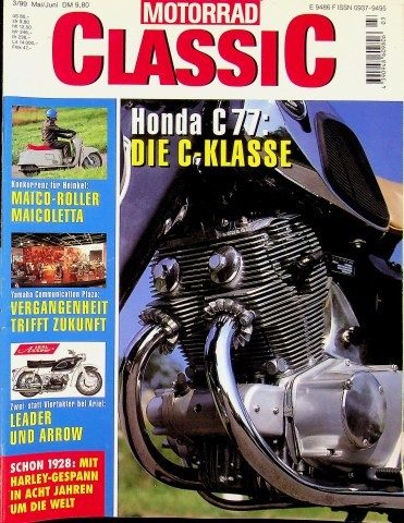 2) Motorrad Classic 03/1999 - Maicoletta 175 und 250  - Opel Motorfahrrad mit 1