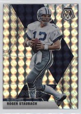 2020 Panini Mosaic Mosaic Prizm Roger Staubach #65 HOF 7v7