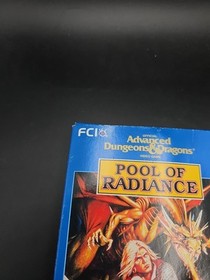 Advanced D&D: Pool of Radiance (Nintendo NES) CIB Complete Box Manual Reg Card