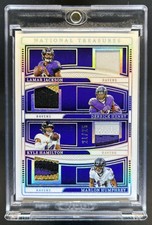 2025 National Treasures Lamar Jackson Derrick Henry Hamilton Humphrey Jersey /25
