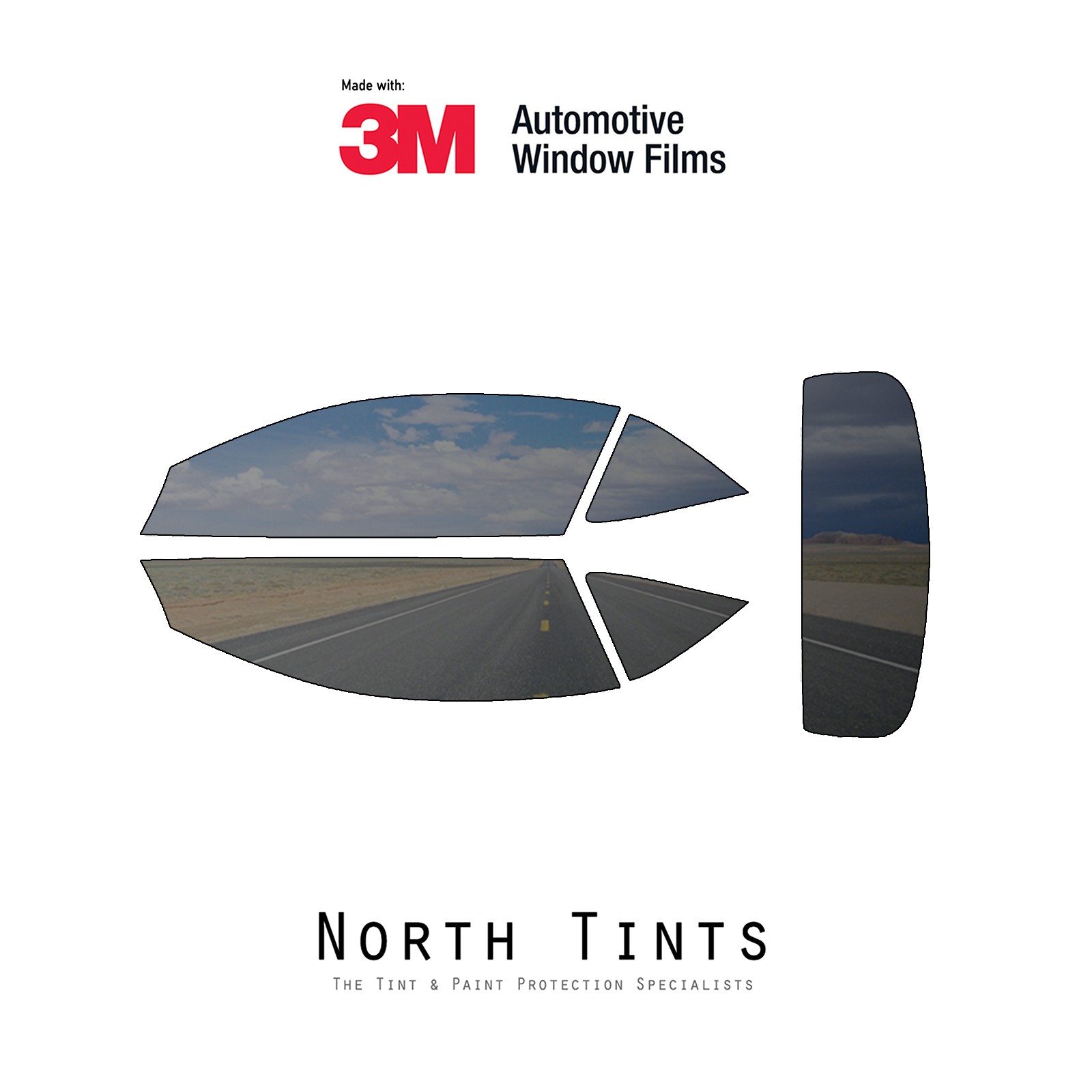 3M COLOR STABLE PreCut Window Tint Film for Aston Martin DB11 2022-2023 Coupe