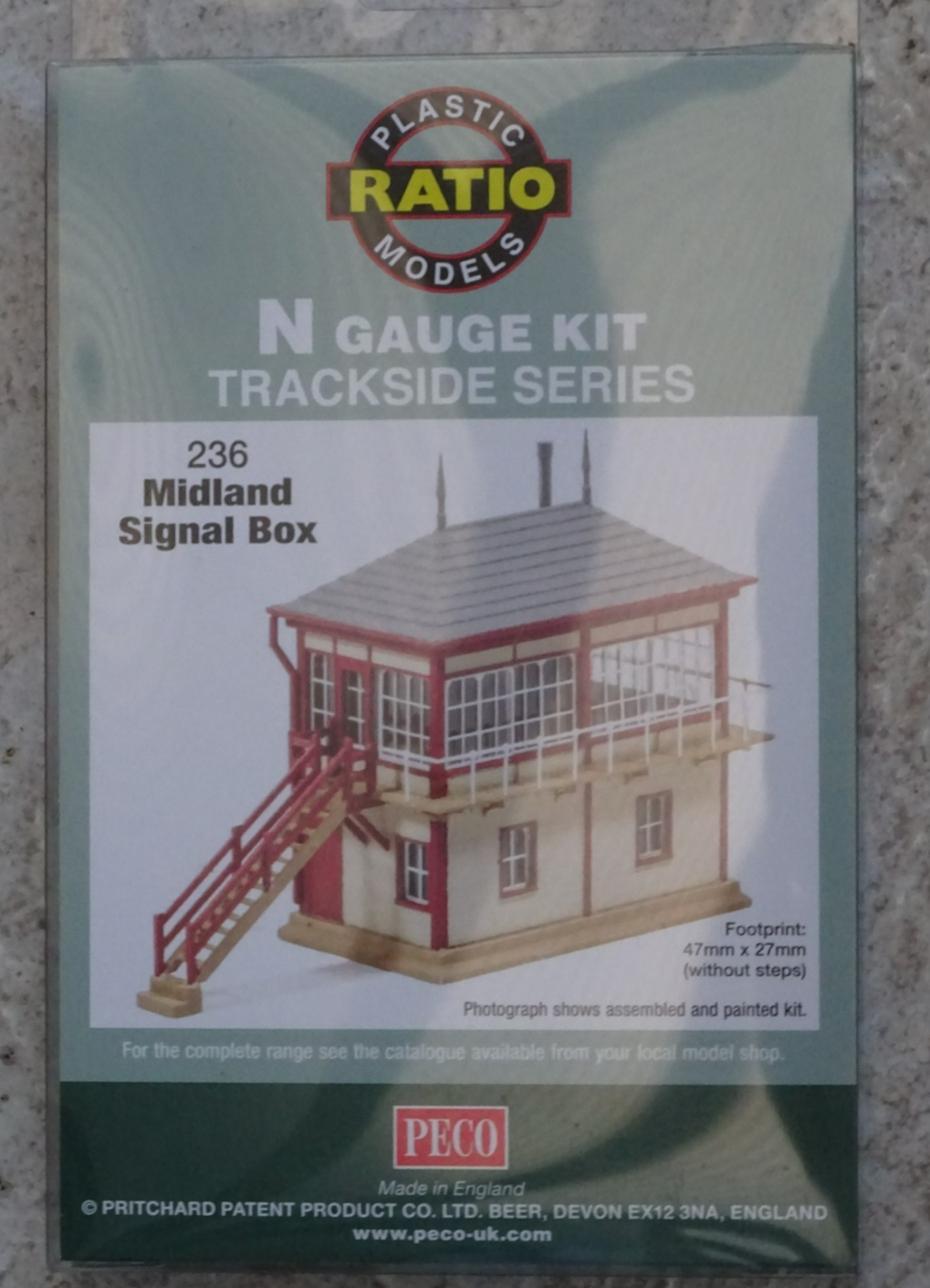Ratio 236 Midland Signal Box N Gauge Scale Plastic Kit Trackside Series