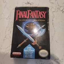 Final Fantasy 1990 Nintendo NES Complete in Box  Manual Nice Condition