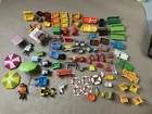 Vintage Playmobil Accessory Lot Mixed Figures Furniture Toy Parts Multicolor
