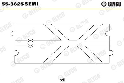 GLYCO Lagerbuchse, Pleuel 55-3625 SEMI für DAEWOO MERCEDES-BENZ PUCH SSANGYONG