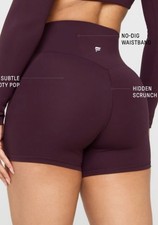 Fabletics boost power hold high waisted shorts Xs
