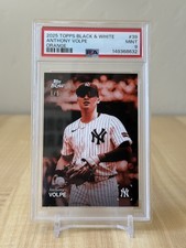 2025 Topps Black & White Anthony Volpe Orange Variation /5 PSA 9 POP 1 YANKEES