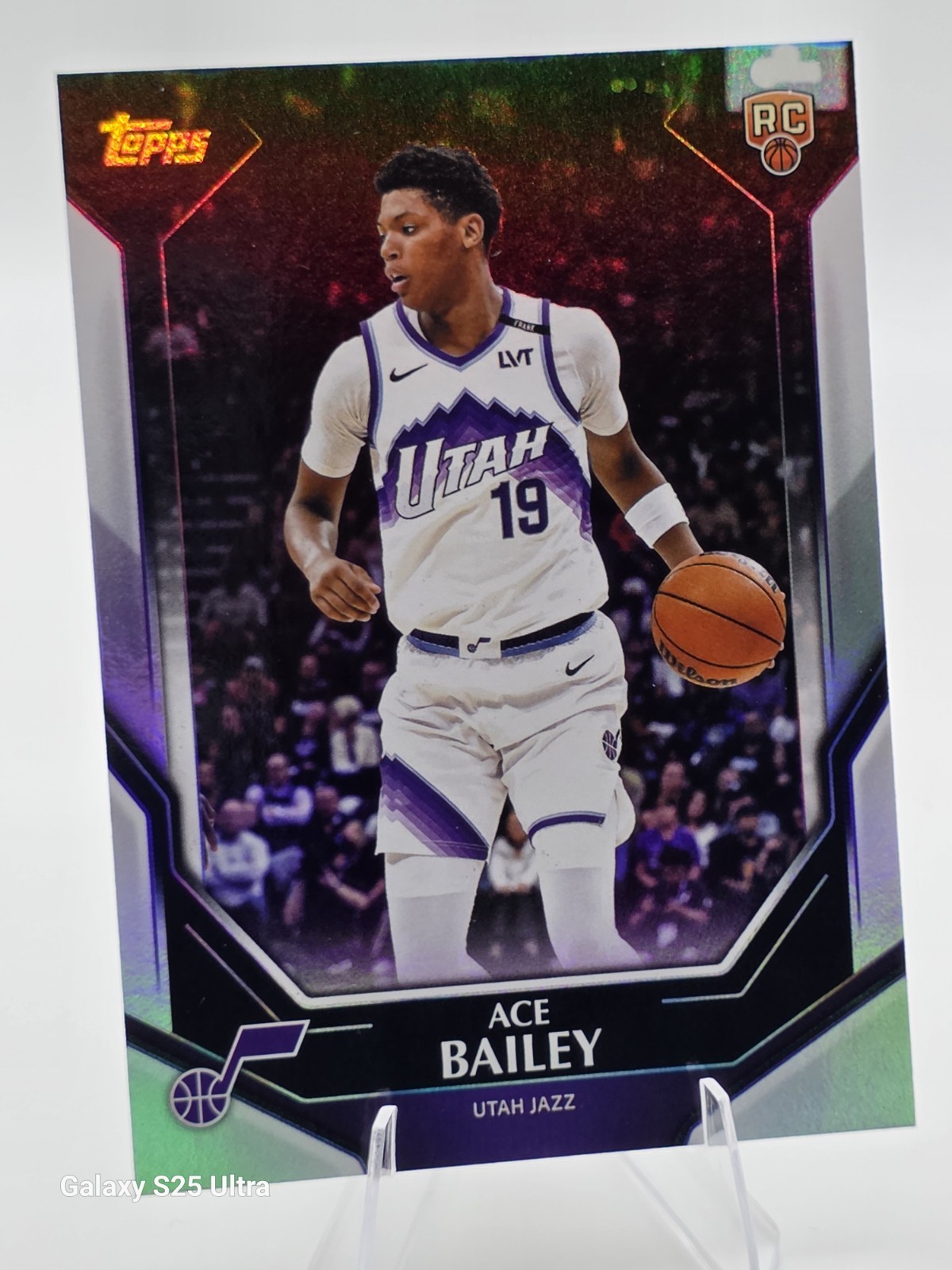 2026 Topps Collector Kit Ace Bailey Rookie RC Foil Utah Jazz #NBA-8