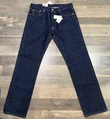 Levis Mens 34x34 Made Crafted 501 Selvedge Denim Jeans Nwt 