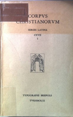 Liber scintillarum Corpus christianorum, latina CXVII Defensor: