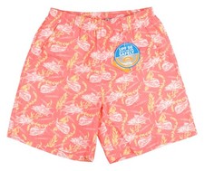 COLUMBIA PFG Backcast Water Shorts sz S Small Pink Fish Swim Trunks UPF 50