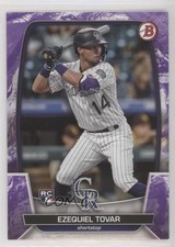 2023 Bowman Purple Pattern 157/199 Ezequiel Tovar #15 02u3