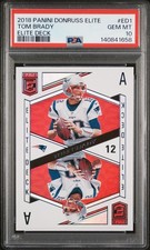 2018 PANINI DONRUSS ELITE ELITE DECK #ED1 TOM BRADY PSA 10