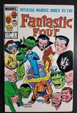 INDICE UFFICIALE MARVEL AI FANTASTICI QUATTRO #1 MARVEL 1985 VF-