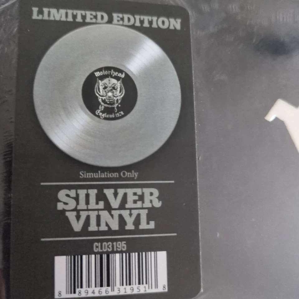 Motorhead- England 1978 LP Limited Edition SILVER Vinyl SEALED - Image 3 of 3