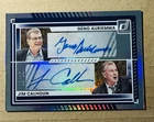 Geno Auriemma Jim Calhoun 2025-26 Donruss Dual Autograph Auto /25
